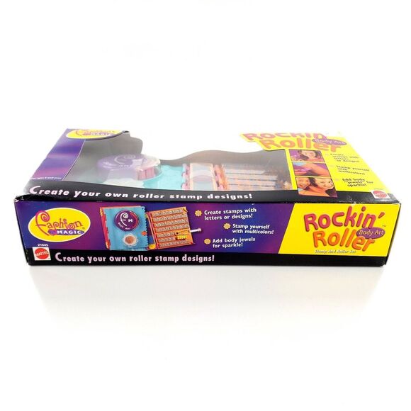 Fashion Magic Rockin' Roller Body Art Stamp & Roller Set 1999 Mattel New Sealed - Picture 7 of 7